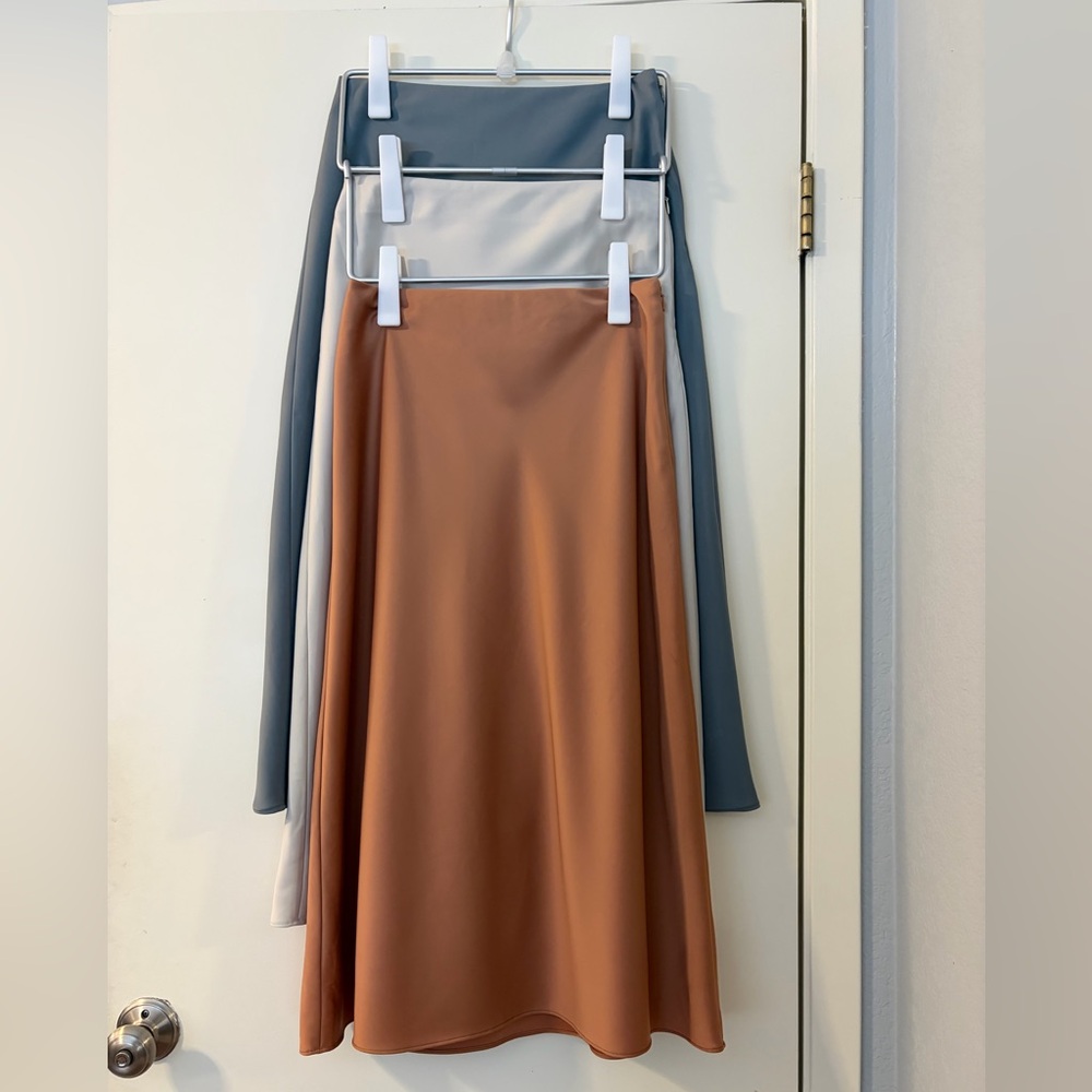3x Uniqlo Satin Skirts